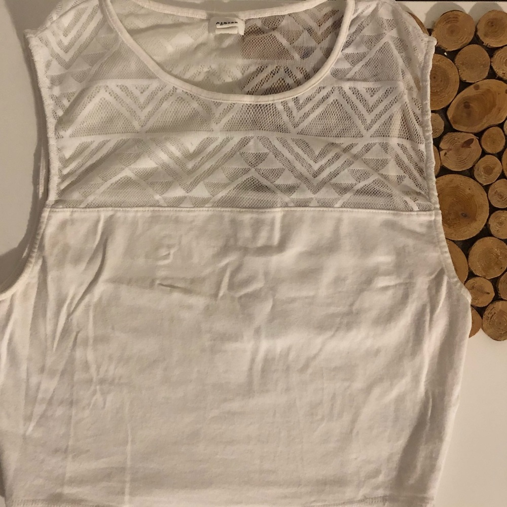 White ethnic cute cami